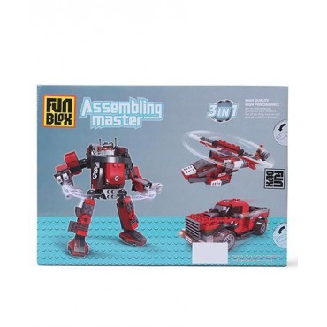 Fun Blox 3 in 1 Assembly Master 286 Pieces